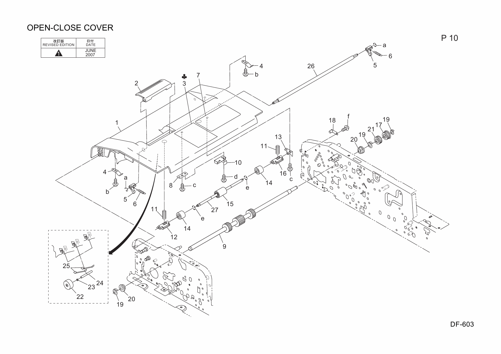 Konica-Minolta Options DF-603 15AS Parts Manual-2